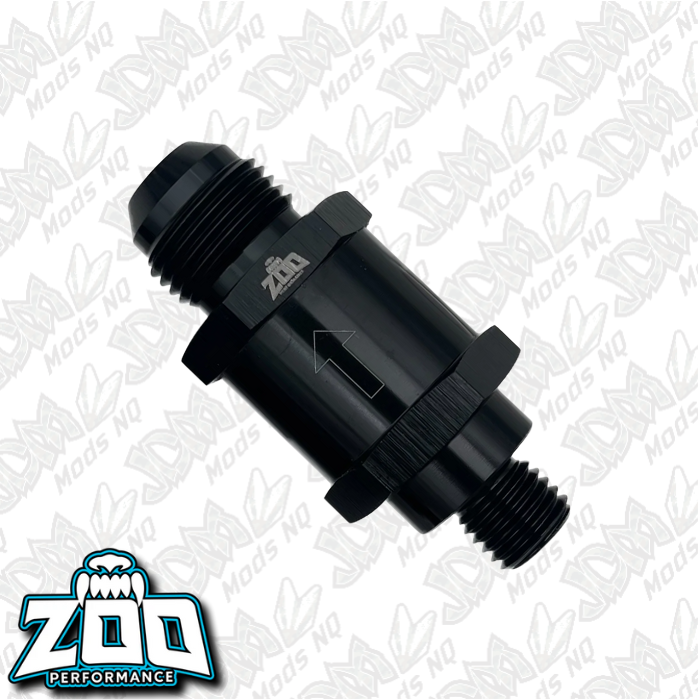 Zoo Performance -AN to Metric One Way Valve with washer
