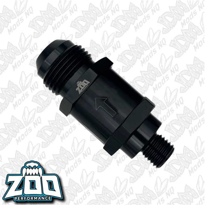 Zoo Performance -AN to Metric One Way Valve with washer
