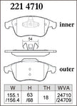 Dixcel Front Brake Pads - Renault Megane GT (III/IV) / Clio RS (IV) / Laguna III