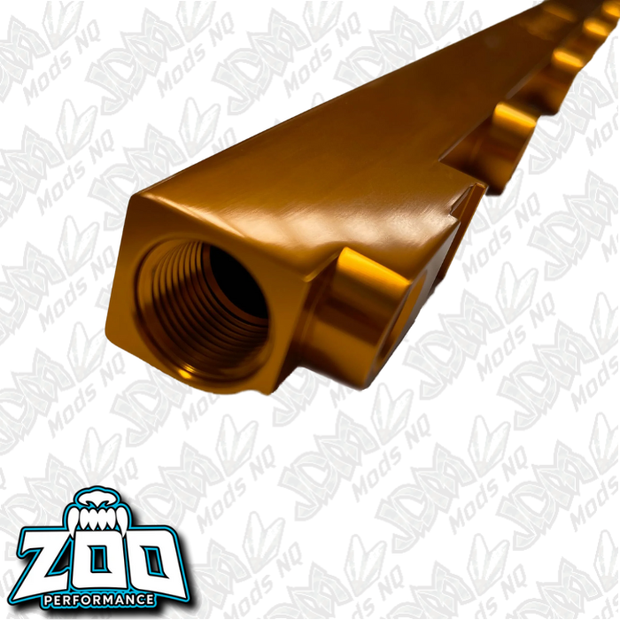 Zoo Performance Nissan RB25 Fuel Rail (Gold, Black, Silver)