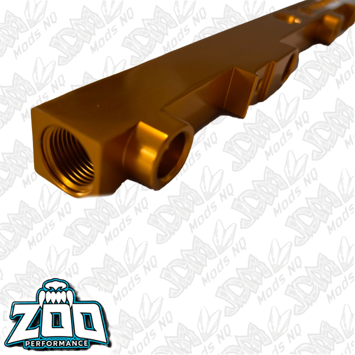 Zoo Performance Nissan SR20 Fuel Rail (Gold, Black, Silver)