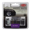SAAS Wheel Nuts Acorn Taper 1/2 UNF Chrome 35mm 5Pk 235215 - view 1