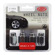 SAAS Wheel Nuts Acorn Taper M12x1.25 Chrome 35mm 5Pk 235255 - view 1