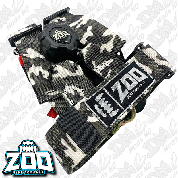 Zoo Performance 3" FIA Approved 6-Point Race Harness
