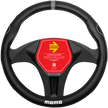 MOMO Supergrip Black/Grey Steering Wheel Covers