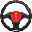 MOMO Supergrip Black/Red Steering Wheel Covers