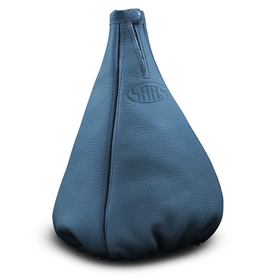 SAAS Leather Gear Shift Boot Cover Blue 25201E - view 1