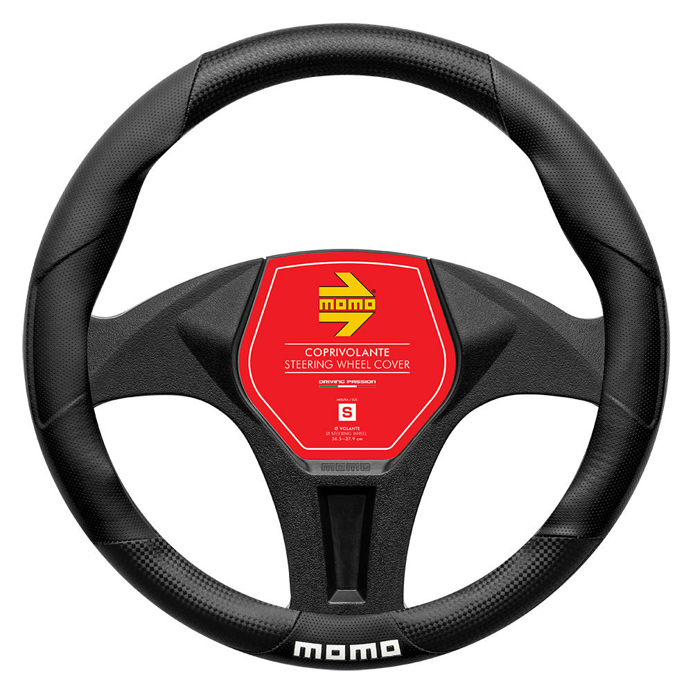 MOMO Tuning Black/Carbon Steering Wheel Covers