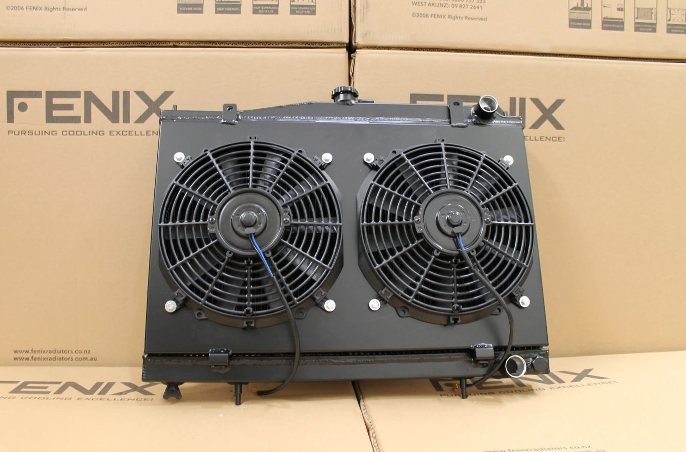 Full Alloy Radiator & Fan Shroud Combo for Nissan Skyline R33/R34 93-02