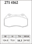 DIXCEL Front Brake Pads - Mazda MX-5 (ND) / Fiat 124 Spider (348) - Brembo 4-Pot
