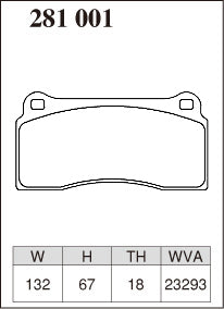 DIXCEL Front Brake Pads - Ford Falcon XR6T / XR8 (BA/BF/FG) / FPV GT / Lamborghini Gallardo
