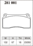 DIXCEL Front Brake Pads - Ford Falcon XR6T / XR8 (BA/BF/FG) / FPV GT / Lamborghini Gallardo