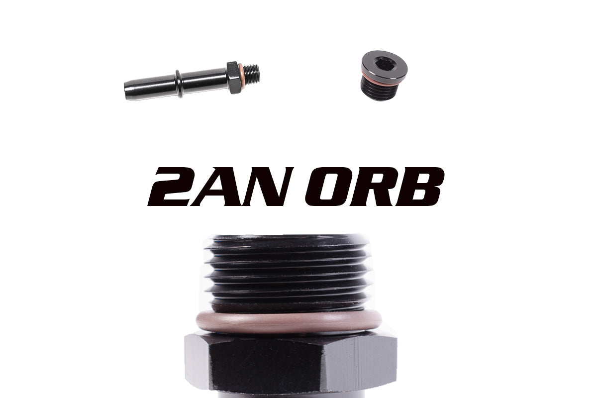 Radium 2AN ORB to 8mm SAE Male Fitting