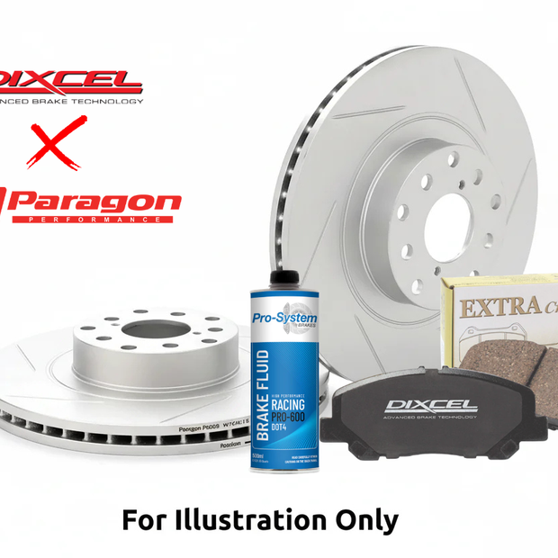 Paragon PAR4650S-10 Front Rotor + Dixcel Brake Pad Combo – Subaru BRZ  12+/Toyota 86 GTS 12-21 (2012)