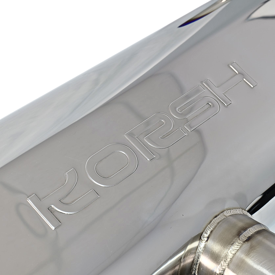 Korsh Subaru WRX STI 2008-2014 Hatch Turbo Back Exhaust - Stainless Steel with Titanium Tips