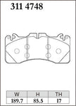DIXCEL Front Brake Pads - Lexus GS F (URL10R) / RC F (USC10R) / LS460 (USF40R) / LS600h (UVF45R)