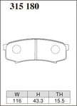 DIXCEL Rear Brake Pads – Toyota Land Cruiser 70 80 / Prado 90 120 150 / Hilux / FJ Cruiser