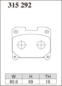 Dixcel Rear Brake Pads - Toyota Supra (JZA80) 17