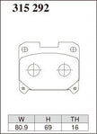Dixcel Rear Brake Pads - Toyota Supra (JZA80) 17