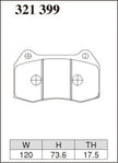 DIXCEL Front Brake Pads – Nissan Skyline GT-R (R32 / R33 / R34)