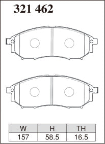 DIXCEL Front Brake Pads - Nissan Stagea RS Four S (C34)