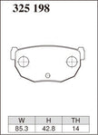 DIXCEL Rear Brake Pads – Nissan 180SX (S13) / 200SX (S14 / S15)