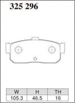 DIXCEL Rear Brake Pads - Nissan Pulsar (N15) / Maxima (A32/A33) / Cefiro (A32) / Bluebird (U13)