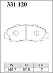 DIXCEL Front Brake Pads – Honda Integra Type R (DC2 98 Spec)