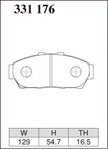 DIXCEL Front Brake Pads - Honda Integra (DC2) GSi / VTi-R - Non-Type R