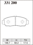 DIXCEL Front Brake Pads - Honda Accord Euro (CL) / Civic (FD/FB) / Odyssey (RB)