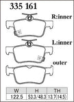 Dixcel Rear Brake Pads – Honda Civic Type R (FK8 / FL5)
