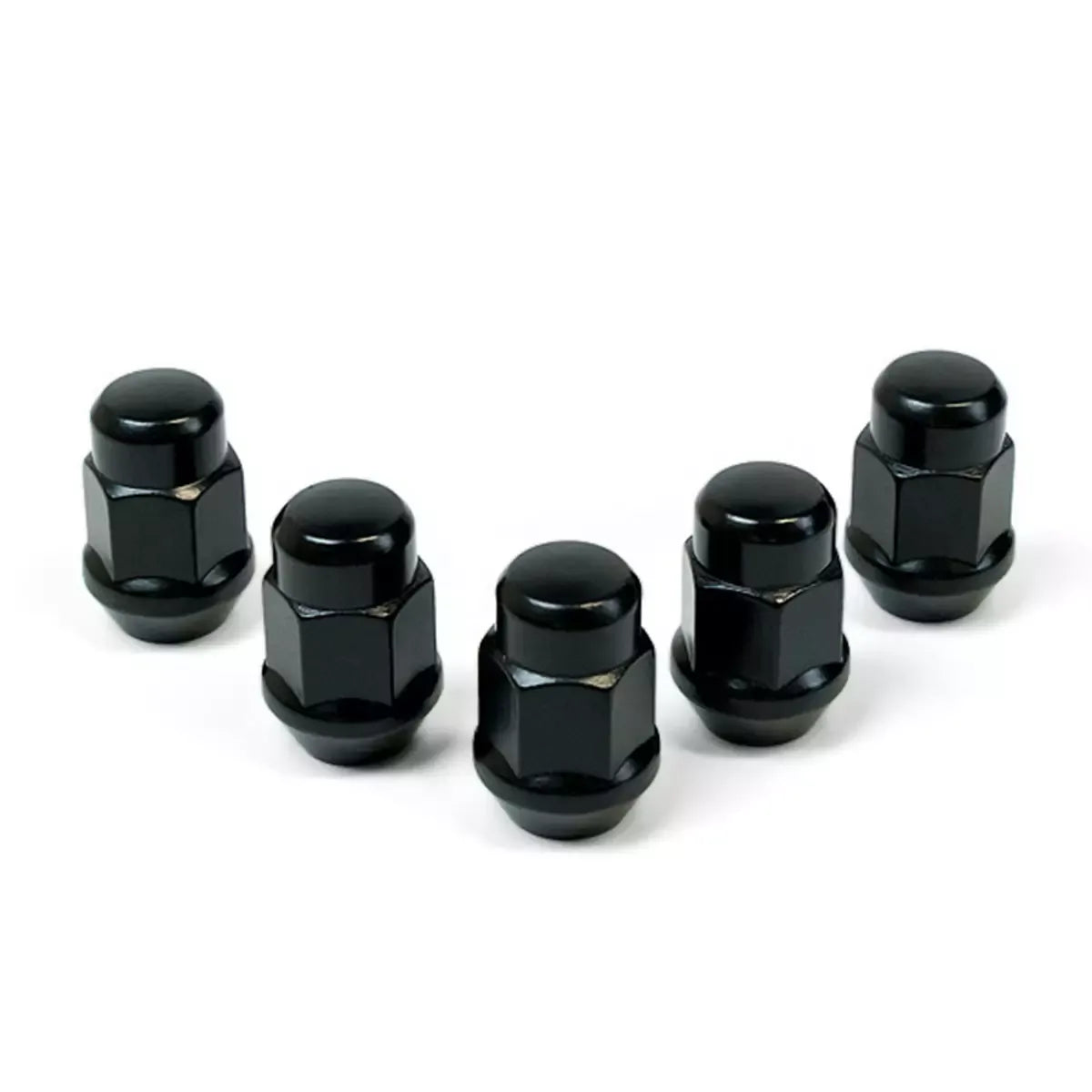 SAAS Wheel Nuts Acorn Bulge M14x1.50 Black 35mm 5Pk 335395BC - view 3