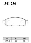 DIXCEL Front Brake Pads - Mitsubishi Triton (ML/MN/MQ/MR) / Challenger (PB/PC)