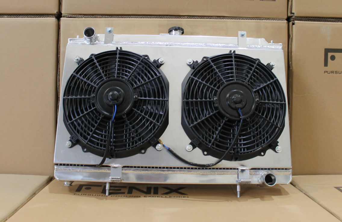 Nissan Silvia S14/S15 SR20DET Full Alloy Performance Radiator & Fan Shroud Kit