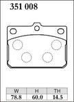DIXCEL Front Brake Pads - Mazda RX-3 (S102/S124)