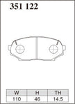 DIXCEL Front Brake Pads – Mazda MX-5 (NA) – 1.6 (NA6C)