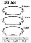 DIXCEL Front Brake Pads - Mazda 3 (BP) / CX-30 (DM)