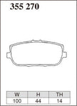 DIXCEL Rear Brake Pads – Mazda MX-5 (NC18 / ND) / Fiat 124 Spider (348)