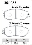 DIXCEL Front Brake Pads – Subaru WRX (GR / GV) / BRZ (ZC6 / ZD8) / Toyota 86 (ZN6) / GR86 (ZN8)