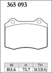 DIXCEL Rear Brake Pads – Subaru WRX STI 2018+ 2-Piston (VAB)