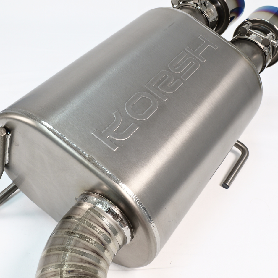 Korsh Subaru WRX 2011-14/STI 2011-2021 Turbo Back Exhaust - Full Titanium with Titanium Tips