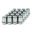 SAAS Wheel Nut Flat Head Bulge 1/2 UNF Chrome 35mm 43591B - view 1