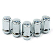 SAAS Wheel Nuts Flat Head Bulge 1/2 UNF Chrome 40mm 5Pk 440915 - view 3