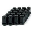 SAAS Wheel Nut Flat Head Bulge 1/2 UNF Black 40mm 44091BBC - view 1