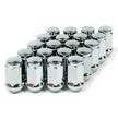 SAAS Wheel Nut Flat Head Bulge 1/2 UNF Chrome 40mm 44091B - view 1