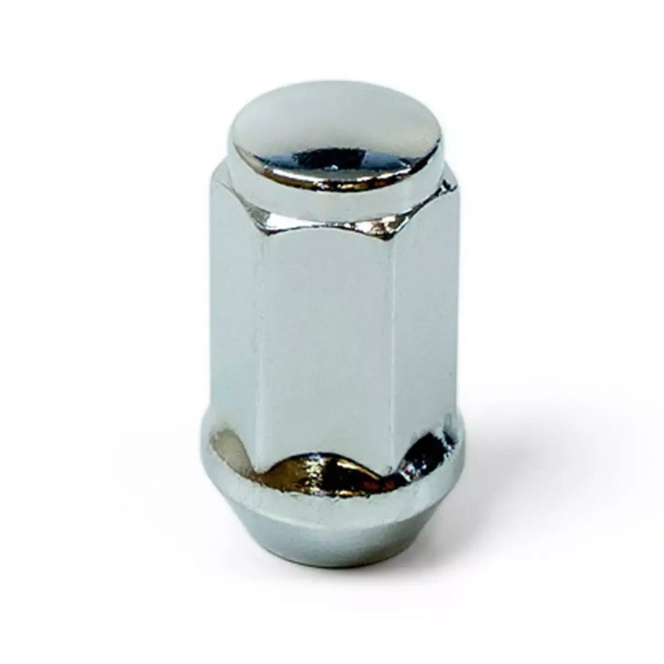 SAAS Wheel Nut Flat Head Bulge 1/2 UNF Chrome 40mm 44091B - view 2