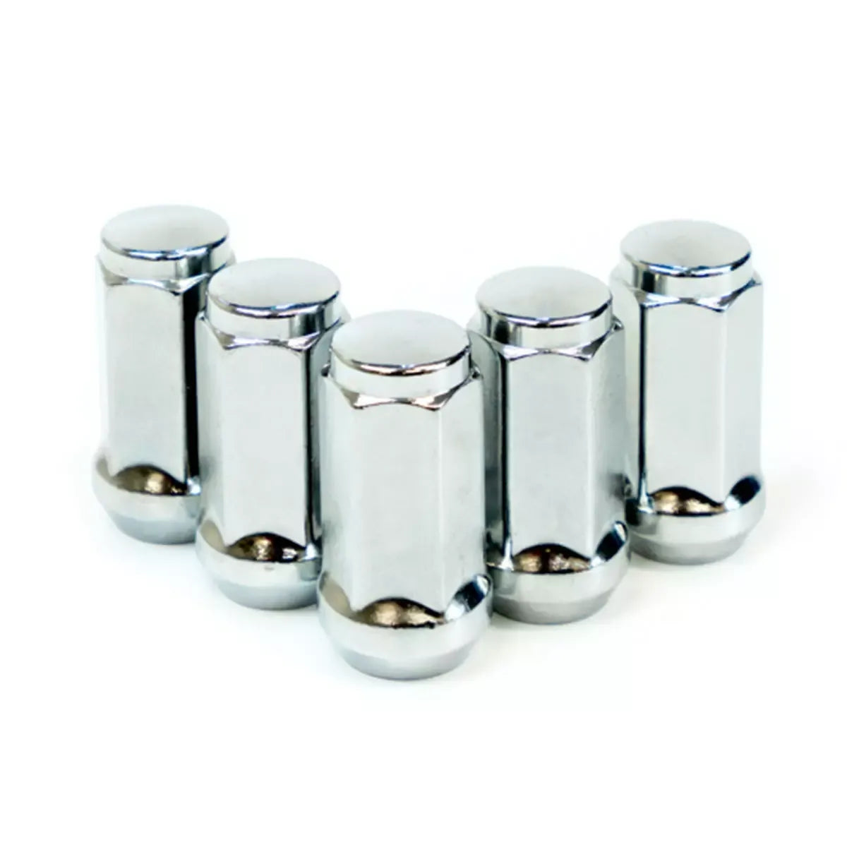 SAAS Wheel Nuts Flat Head Bulge 14x 1.5 Chrome 45mm 5Pk 445995 - view 3