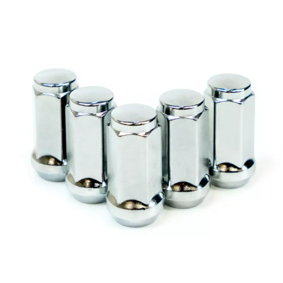 SAAS Wheel Nuts Flat Head Bulge 14x 1.5 Chrome 45mm 5Pk 445995 - view 3