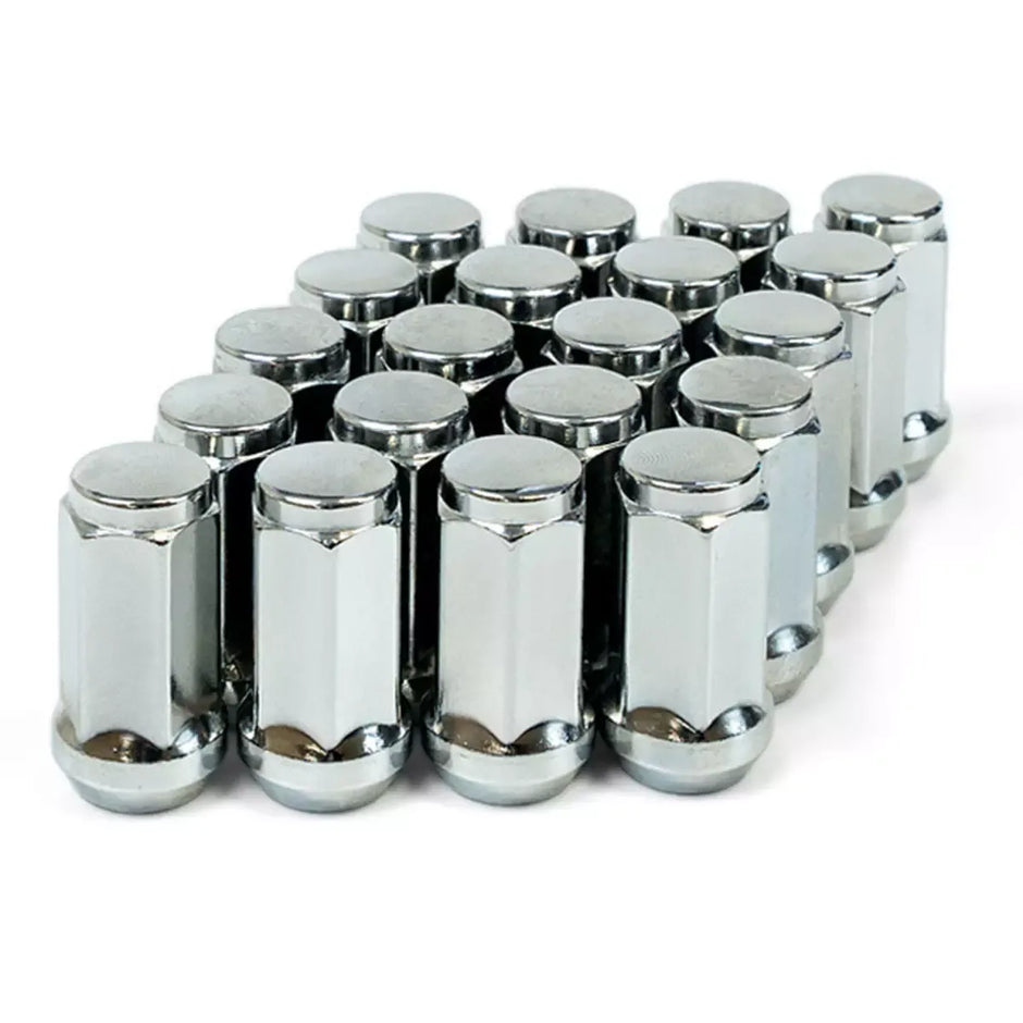 SAAS Wheel Nut Flat Head Bulge 14x 1.5 Chrome 45mm 44599B - view 1
