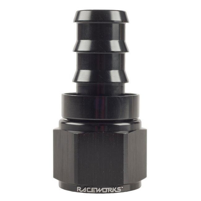 Raceworks 400 Series Push Lock Hose End Straight